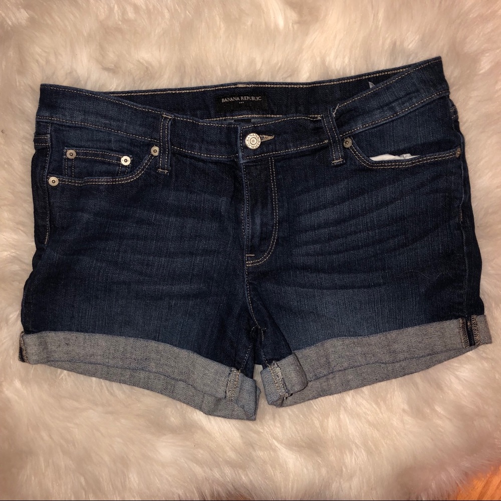 Banana republic jean shorts!!
